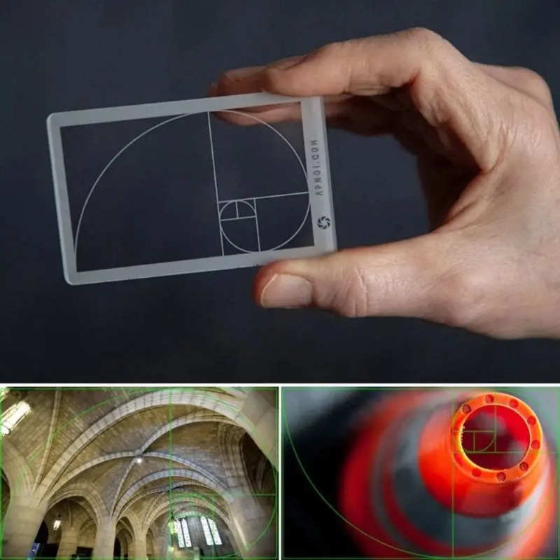Photography Golden Ratio - 뷰파인더 눈금자 황금 비율 눈금자 아크릴