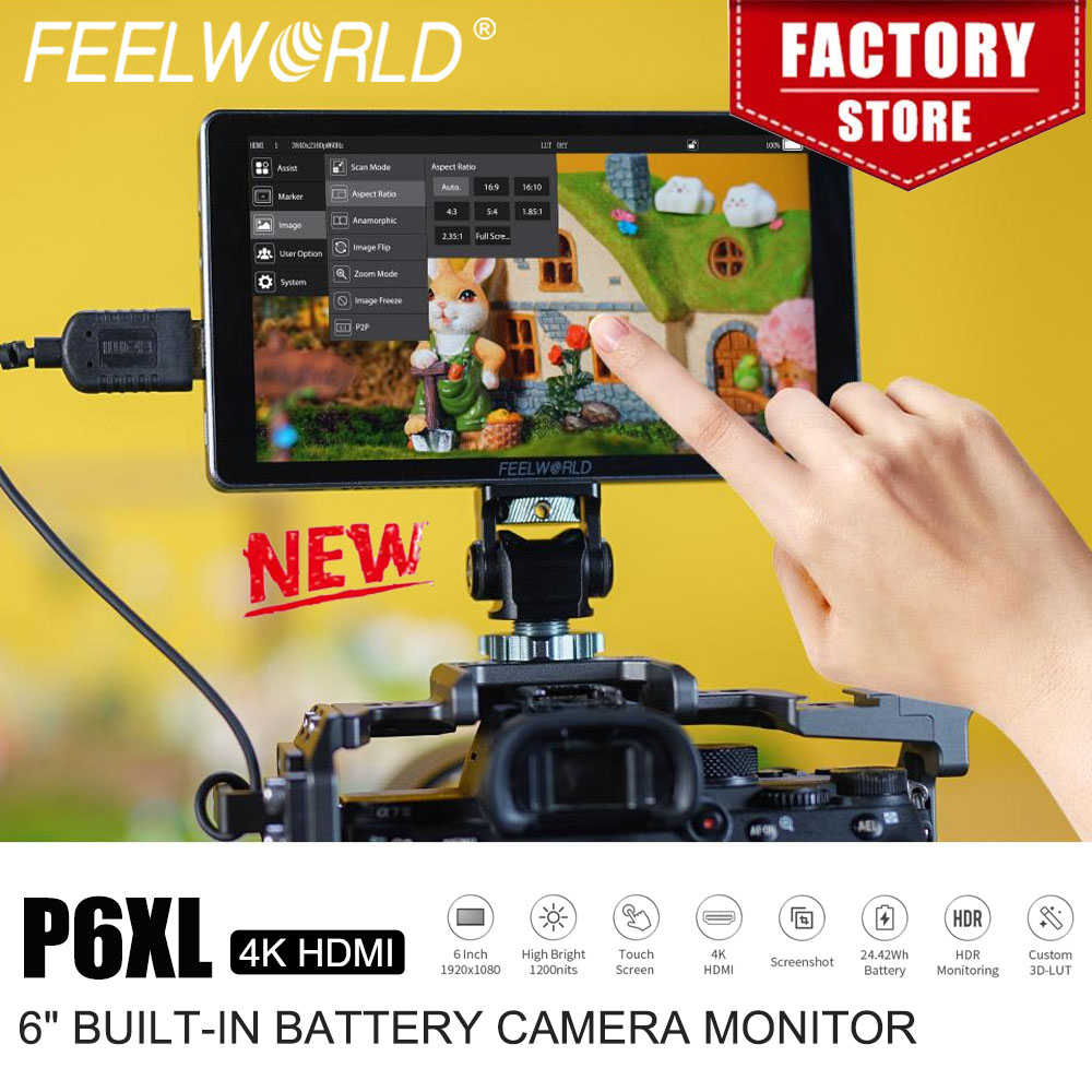 Photography Uk - 필월드 P6XL 6인치 사진촬영 모니터 알루미늄