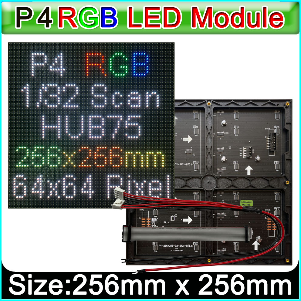 Video Led Light Panel - P4 실내 LED 디스플레이 모듈 64x64