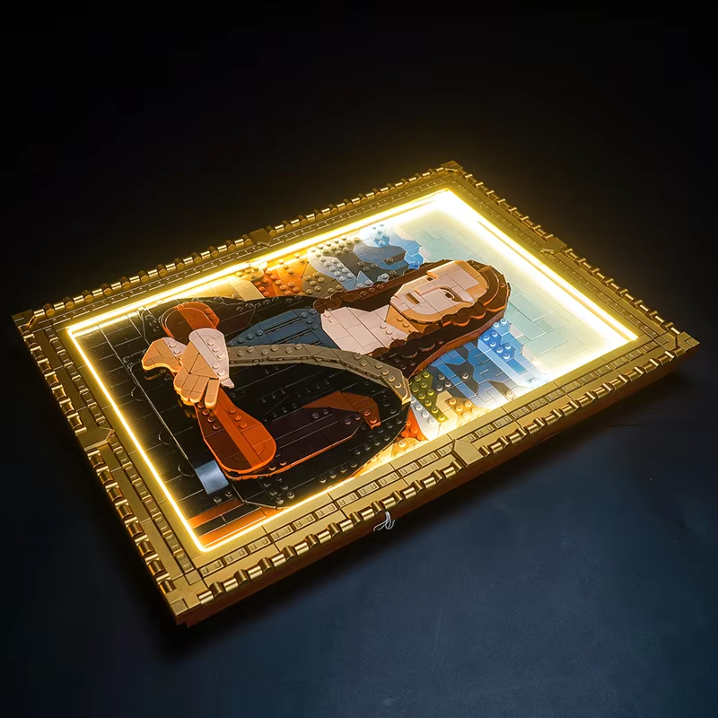 DIY 모나리자 빌딩 블록 – 세계적으로 유명한 그림  - Photography Icon 리뷰 및 가격