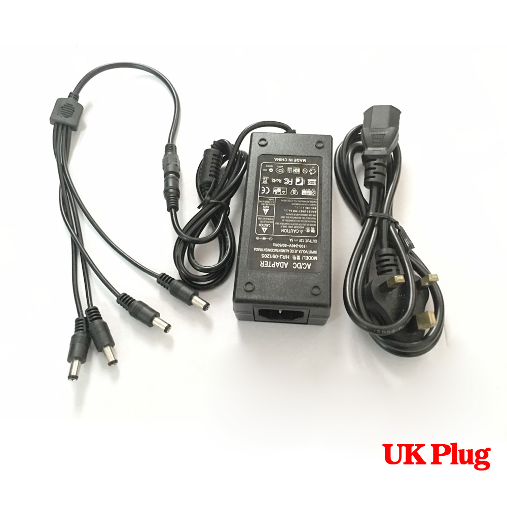DC 12V 5A 4포트 CCTV 카메라 AC 어댑터  - Photography Uk 리뷰 및 가격