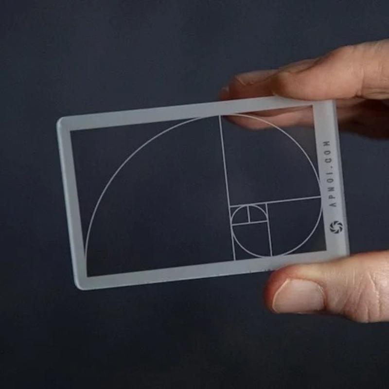 피보나치 뷰파인더 황금비율 자 사진 구성 가이드(드로잉 - Photography Golden Ratio 리뷰 및 가격