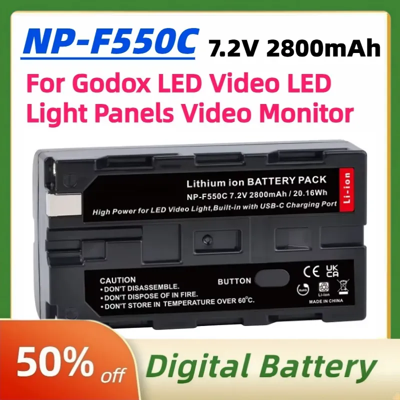 NP-F550C NP-F550 F570 배터리 7.2V - Video Led Light Panel 리뷰 및 가격