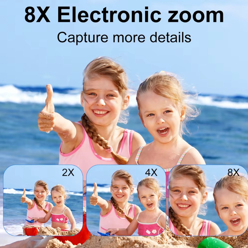 4K CCD 8배 디지털 줌 디지털 카메라, 학생용 컴 - Photography Digital 리뷰 및 가격